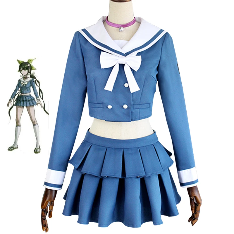 НОВЫЙ Danganronpa V3: Killing Harmony Tenko Chabashira платье Косплей Костюм Школьная форма комплект
