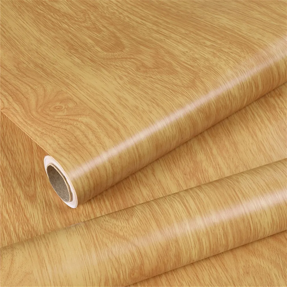 Wood Grain Wallpaper PVC Self Adhesive Waterproof Furniture Stickers Contact Paper Dormitory Kitchen Door Cabinet Desktop Decor
Wood Grain Wallpaper PVC Self Adhesive Waterproof Furniture Stickers Contact Paper Dormitory Kitchen Door Cabinet Desktop Decor