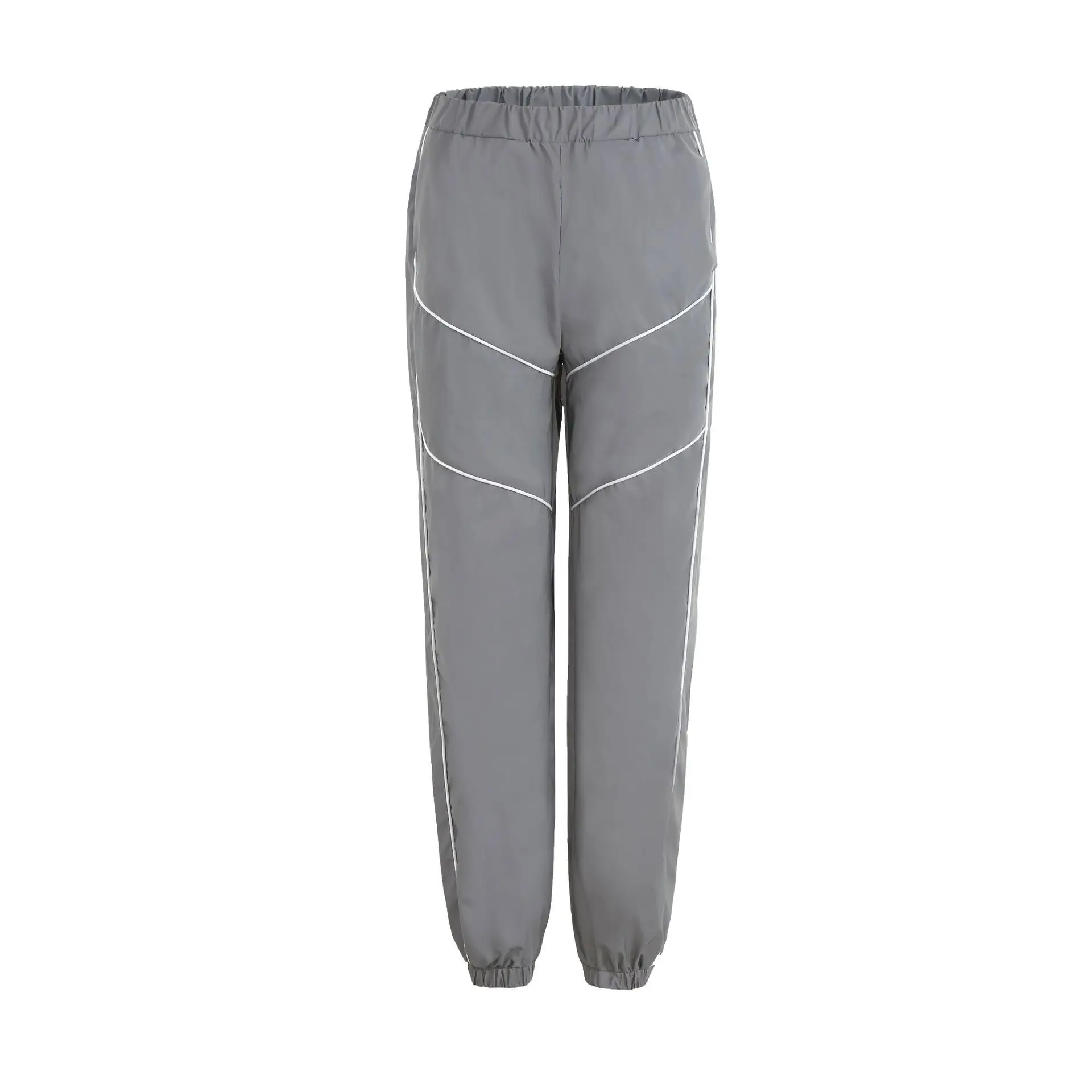 reflective pants joggers women grey loose hippie grey high waist pants streetwear women joggers hip hop Cargo pants trousers 
reflective pants joggers women grey loose hippie grey high waist pants streetwear women joggers hip hop Cargo pants trousers