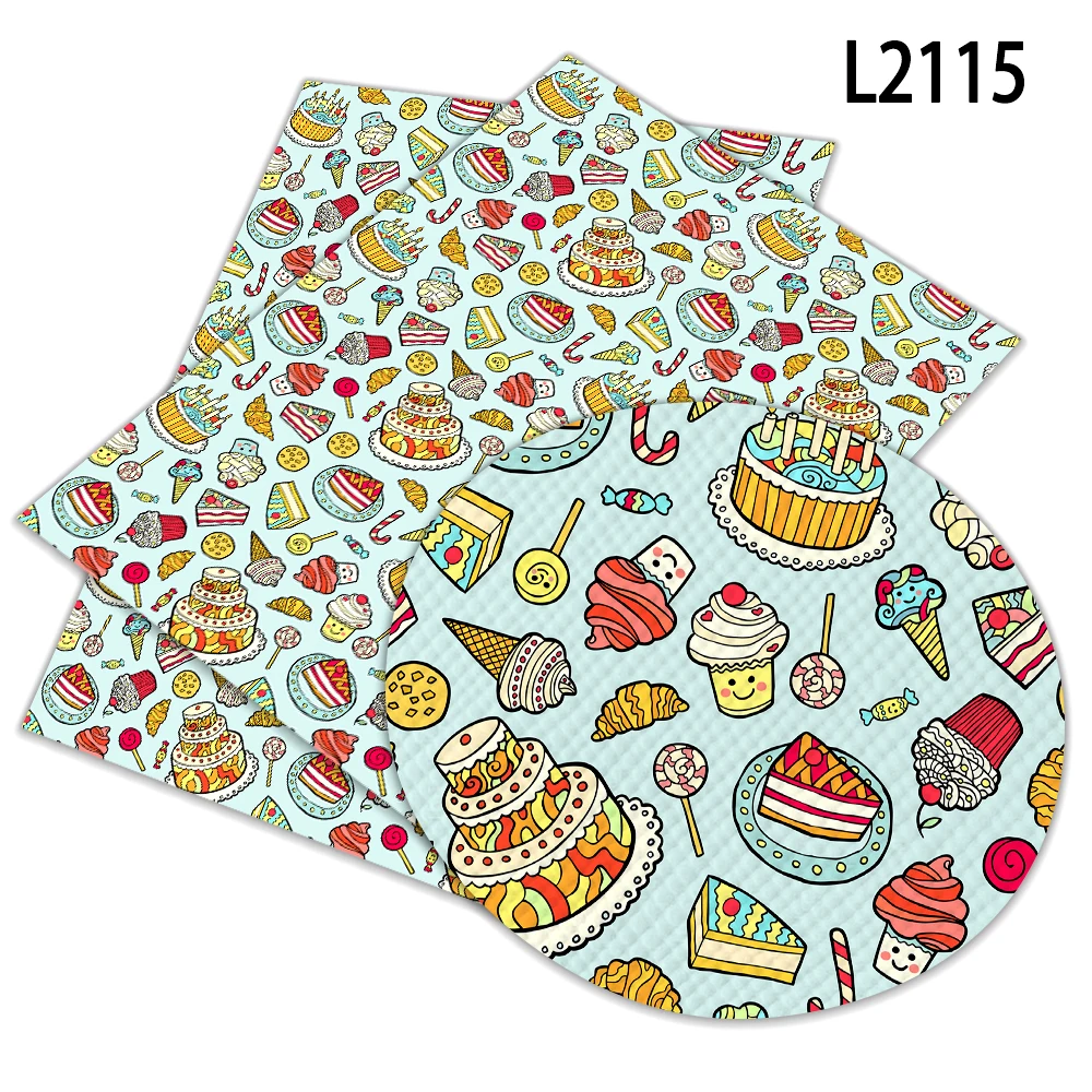 30Cm X22Cm Happy Birthday Cakes Printed Faux Synthetic Leather Fabric DIY Hair Bow Handbags
30Cm X22Cm Happy Birthday Cakes Printed Faux Synthetic Leather Fabric DIY Hair Bow Handbags
