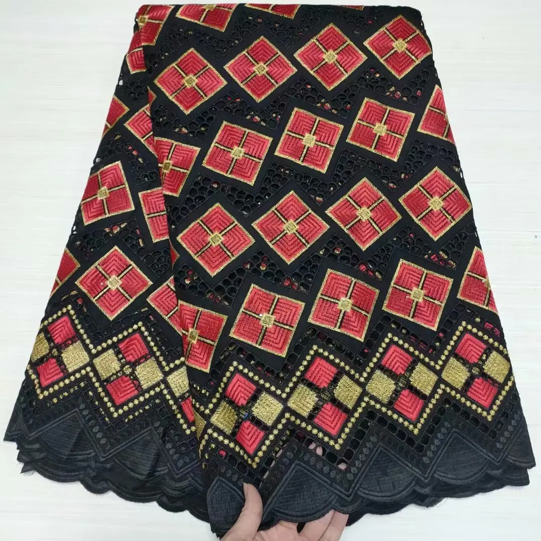 Swiss Lace Fabric 5Yards Swiss Voile Cotton Material High Quality African Lace Fabrics For Women Dress
Swiss Lace Fabric 5Yards Swiss Voile Cotton Material High Quality African Lace Fabrics For Women Dress