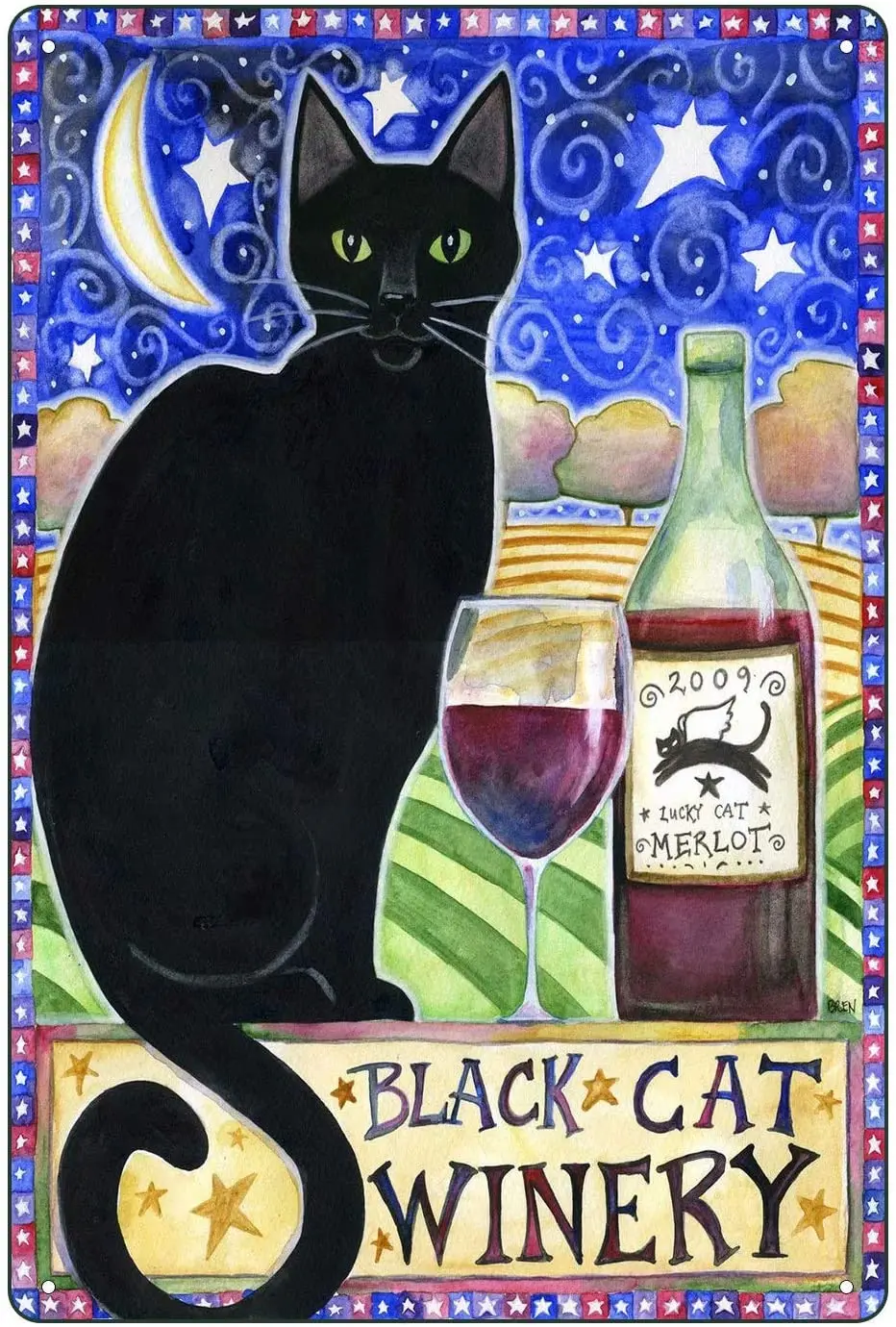 Cat Tin Sign Metal Wall Poster Garden Bar Pub Sign Metal Art Decor Iron Painting Art Decor Iron Painting 8x12 inch
Cat Tin Sign Metal Wall Poster Garden Bar Pub Sign Metal Art Decor Iron Painting Art Decor Iron Painting 8x12 inch