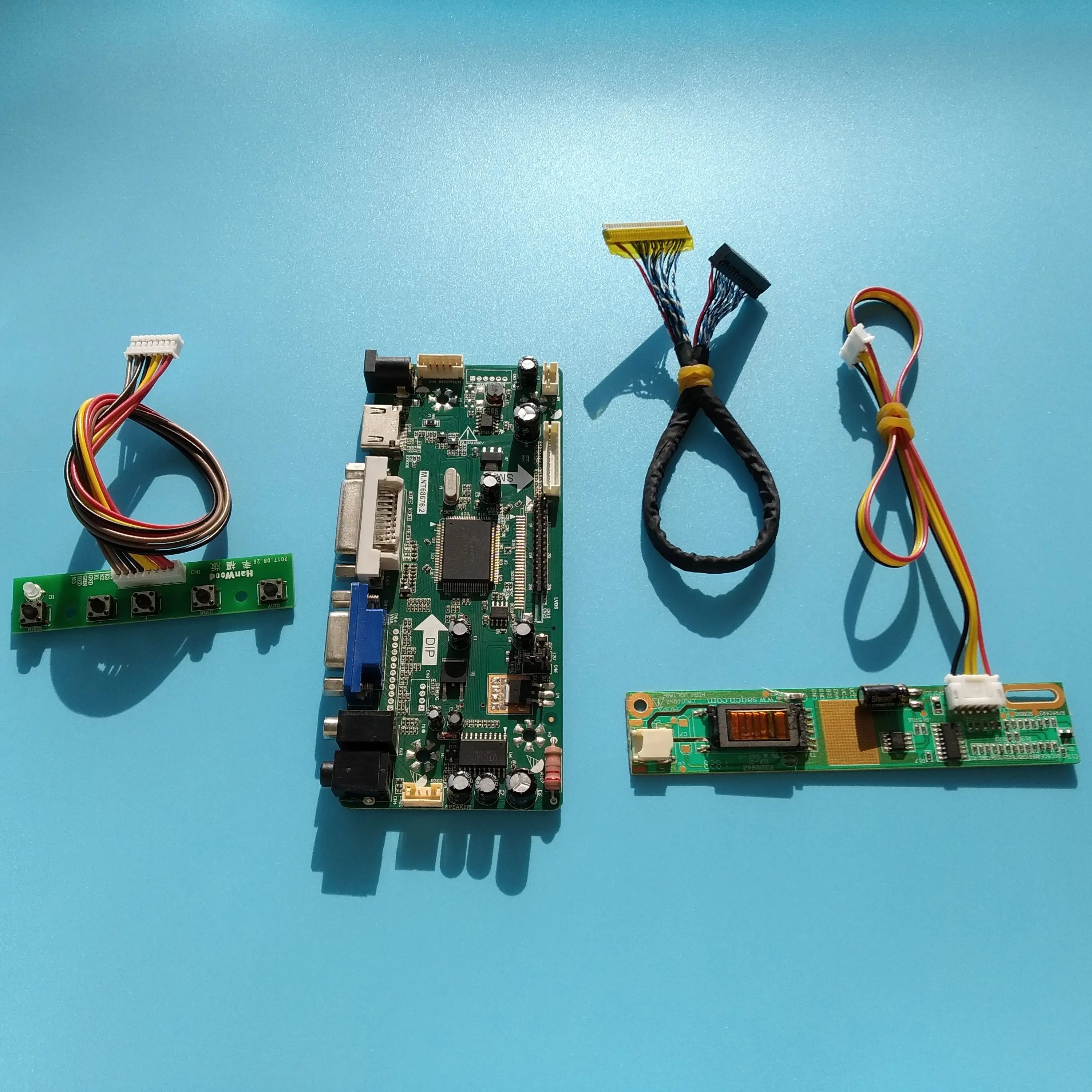 Комплект для N150X3 панель дисплея 1024X768 DVI VGA HDMI экран 30pin LVDS светодиодная плата контроллера ЖК M.NT68676 15,0"
Комплект для N150X3 панель дисплея 1024X768 DVI VGA HDMI экран 30pin LVDS светодиодная плата контроллера ЖК M.NT68676 15,0"