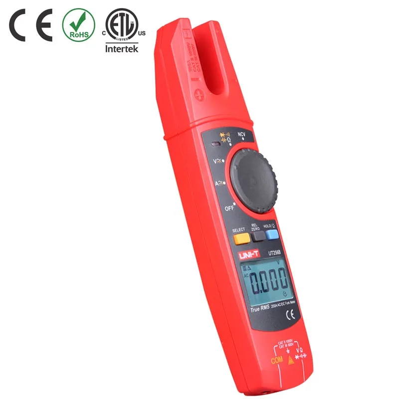 Uni-t ut256b true RMS LCD digital Fork Meter 200A large current AC DC Clamp ammeter NCV current resistance capacitance test
Uni-t ut256b true RMS LCD digital Fork Meter 200A large current AC DC Clamp ammeter NCV current resistance capacitance test