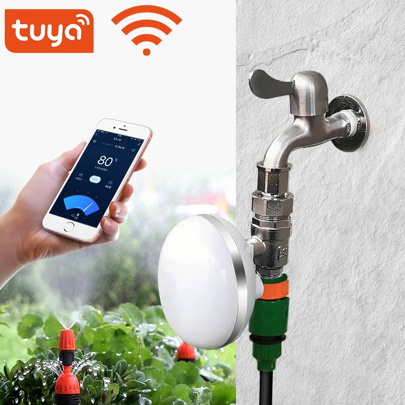 Умный контроллер для полива сада Tuya, Wi-Fi, таймер времени полива, умная система полива, работает с Alexa,Google
Умный контроллер для полива сада Tuya, Wi-Fi, таймер времени полива, умная система полива, работает с Alexa,Google