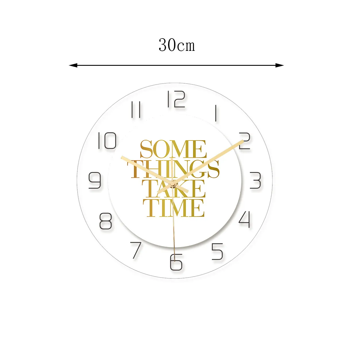 Creative Pattern Stone Wall Clock Acrylic Living Room Decoration Decoracin De Habitacin