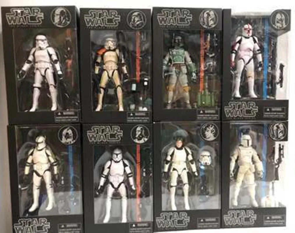Фигурка NECA Ation Star of War 6-дюймовая черная самурайская Боба белый солдат дартмор шарнирная игрушка подарок для детей
Фигурка NECA Ation Star of War 6-дюймовая черная самурайская Боба белый солдат дартмор шарнирная игрушка подарок для детей