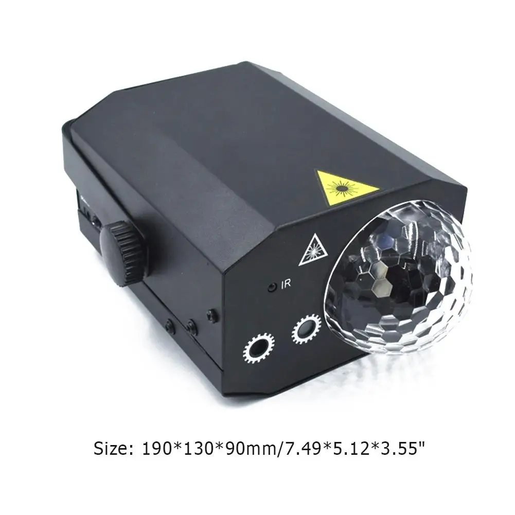 16 Patterns Crystal Magic Ball LED Laser Projector Stage KTV Disco Effect Light Sound Sensitivity Is High 3 Meters Off Ground
16 Patterns Crystal Magic Ball LED Laser Projector Stage KTV Disco Effect Light Sound Sensitivity Is High 3 Meters Off Ground