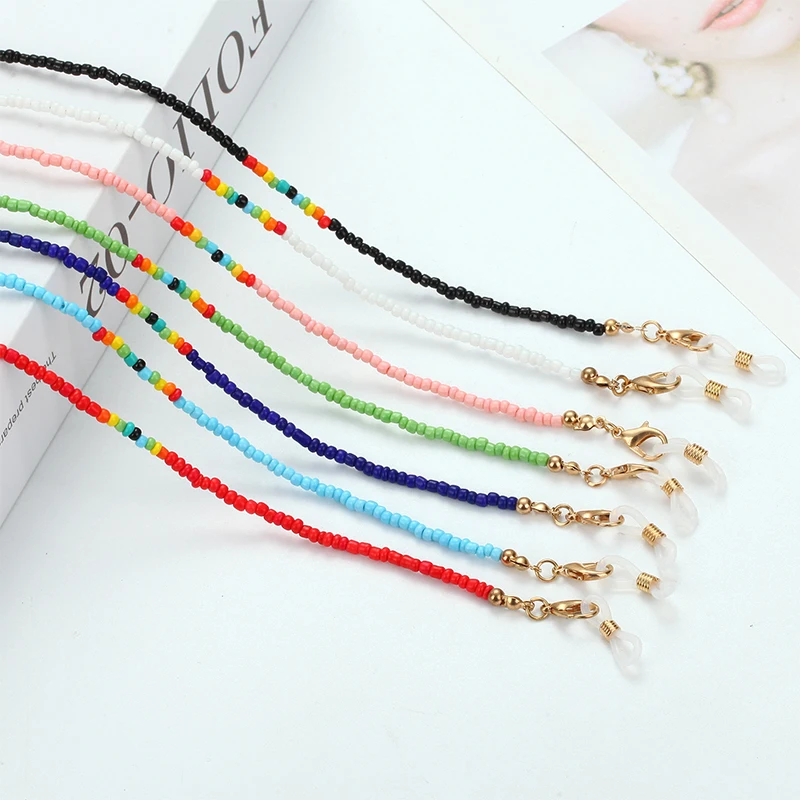 Fashion Acrylic Bead Crystal Glasses Neck Strap Chain string for Eyeglasses Black Beads Necklace Sunglasses Cord Rope Lanyard
Fashion Acrylic Bead Crystal Glasses Neck Strap Chain string for Eyeglasses Black Beads Necklace Sunglasses Cord Rope Lanyard