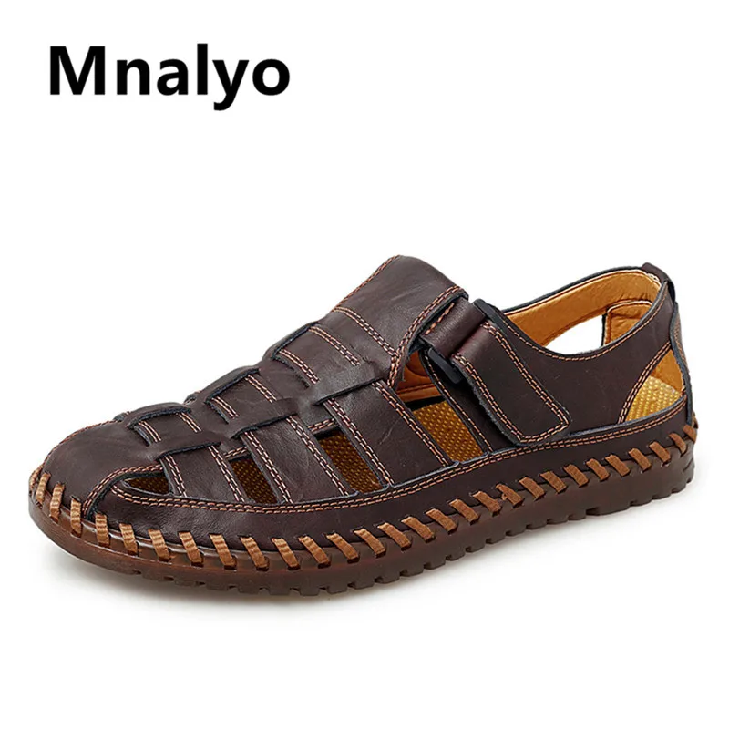 New Summer Genuine Leather Roman Men's Sandals Business Casual Shoes Outdoor Beach Wading Slippers Men's Shoes Big Size 38-48
New Summer Genuine Leather Roman Men's Sandals Business Casual Shoes Outdoor Beach Wading Slippers Men's Shoes Big Size 38-48