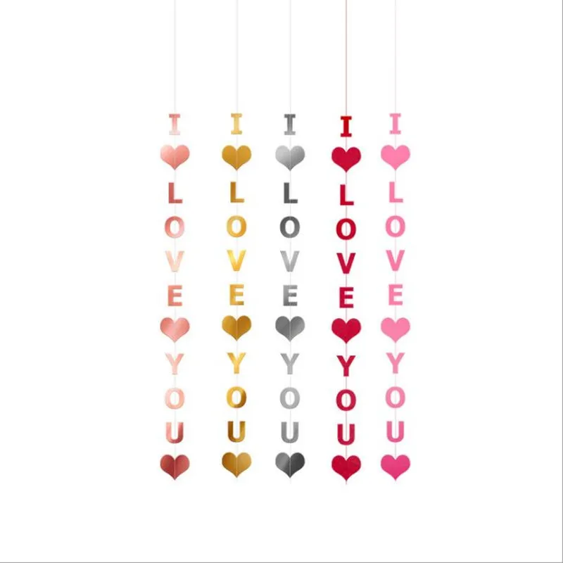 1 Pcs 1.1M Balloon Garland Ornaments Valentine's Day I Love You Paper String Wedding Anniversary Father's Day Party Decoration
1 Pcs 1.1M Balloon Garland Ornaments Valentine's Day I Love You Paper String Wedding Anniversary Father's Day Party Decoration