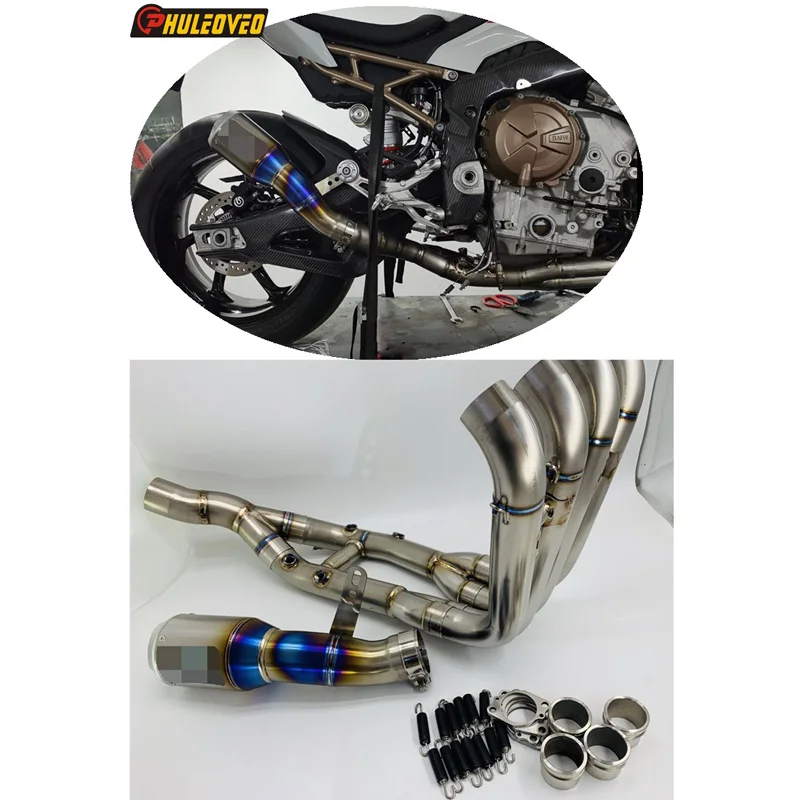 Titanium Alloy for BMW S1000RR 2019-2021 Motorcycle Exhaust Full System Muffler Escape Header Tube Collector for S1000RR 10-21
Titanium Alloy for BMW S1000RR 2019-2021 Motorcycle Exhaust Full System Muffler Escape Header Tube Collector for S1000RR 10-21