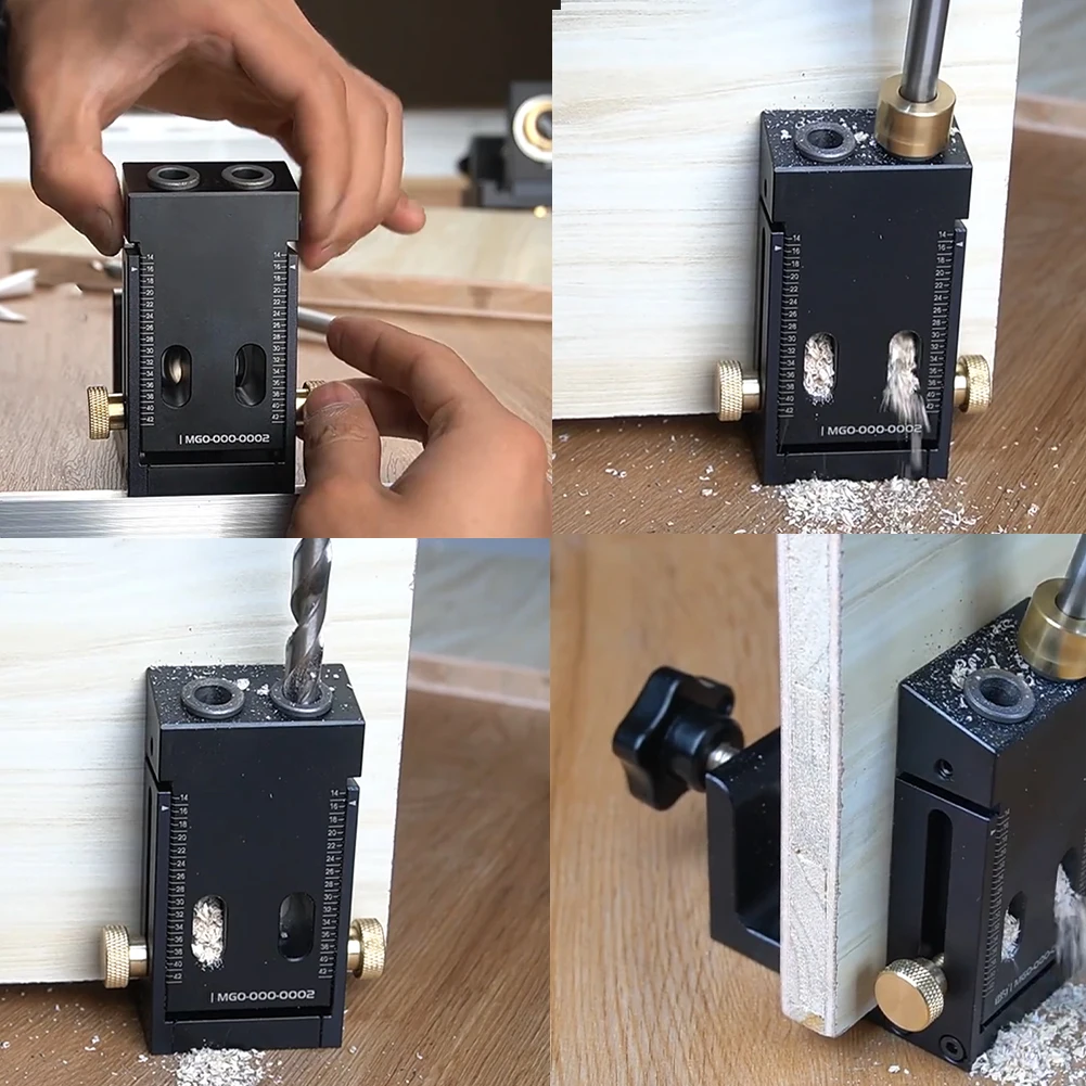 Woodworking Hole Drill Hole Locator Jig Kit Punch Positioner Pocket Hole Drilling Guide Joinery Furniture Carpentry Tools
Woodworking Hole Drill Hole Locator Jig Kit Punch Positioner Pocket Hole Drilling Guide Joinery Furniture Carpentry Tools