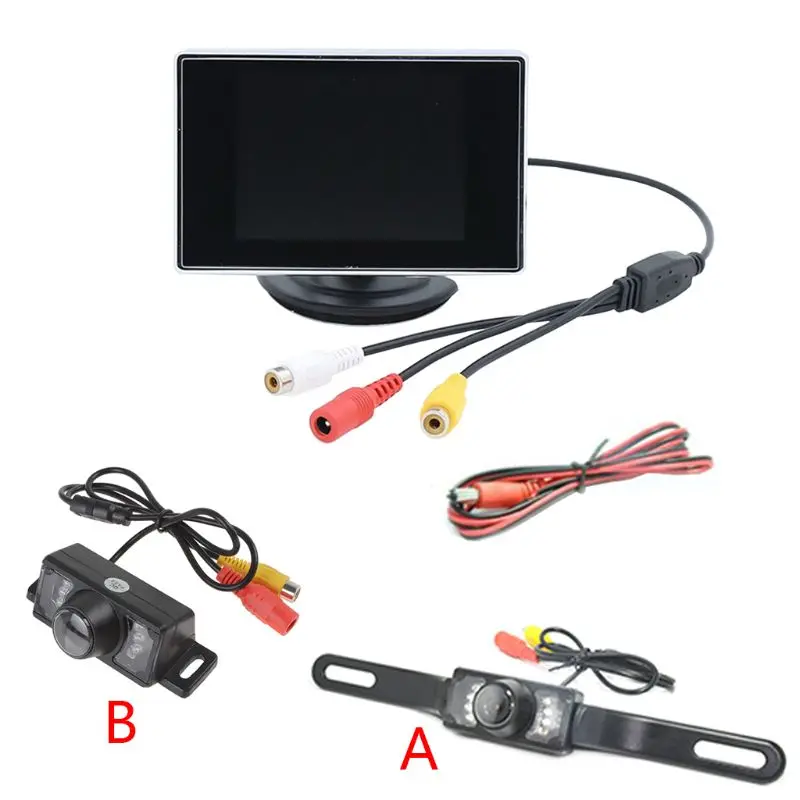 Wireless Car Backup Camera Rear View System w/ Night Vision + 5\" TFT LCD Monitor B36B
Wireless Car Backup Camera Rear View System w/ Night Vision + 5\" TFT LCD Monitor B36B