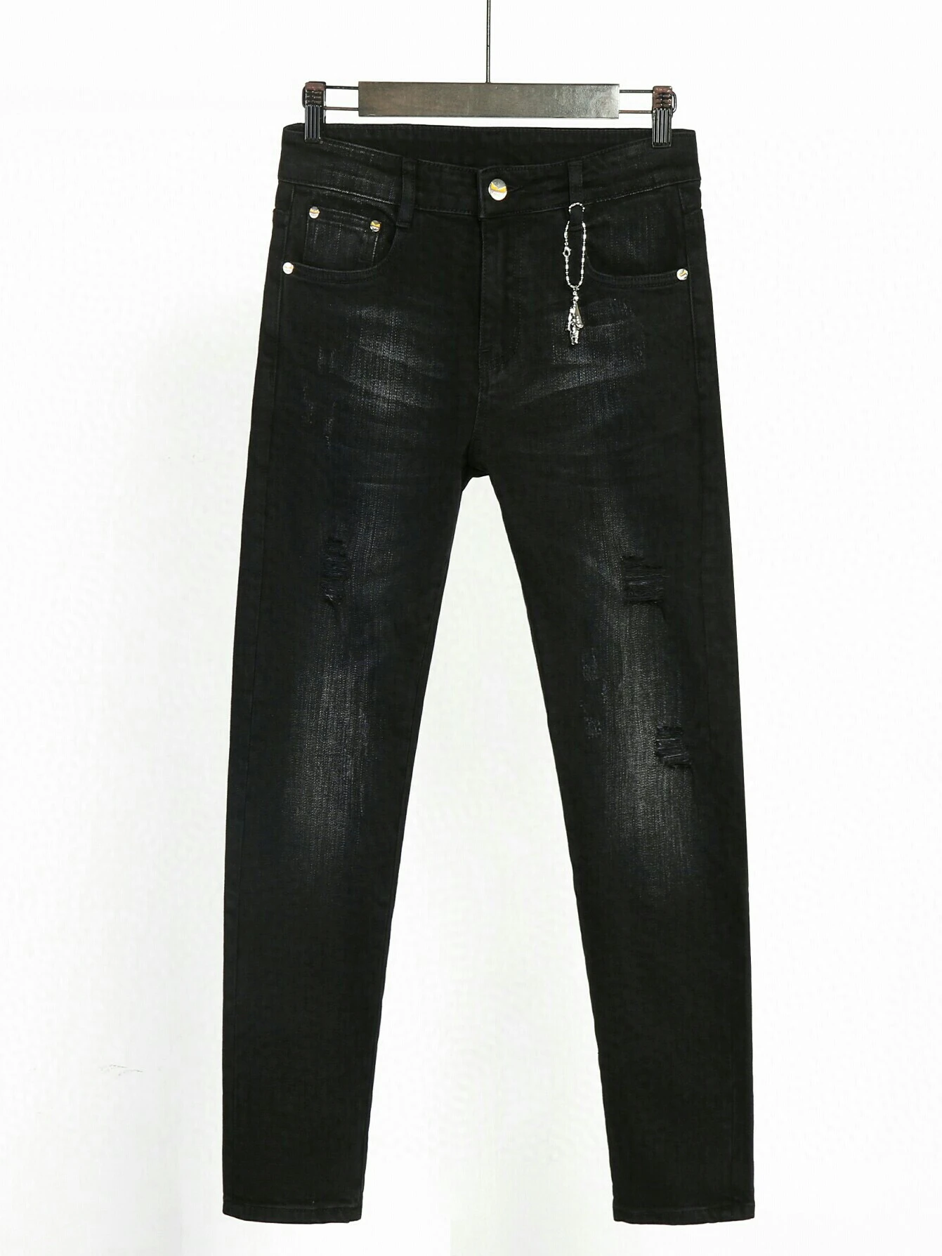 Designer Black Jeans Distressed Skinny Stretch Ripped Pants Mens Denim Jeans for Men Clothing Boyfriend Luxury Brand 1:1 Quality
Designer Black Jeans Distressed Skinny Stretch Ripped Pants Mens Denim Jeans for Men Clothing Boyfriend Luxury Brand 1:1 Quality