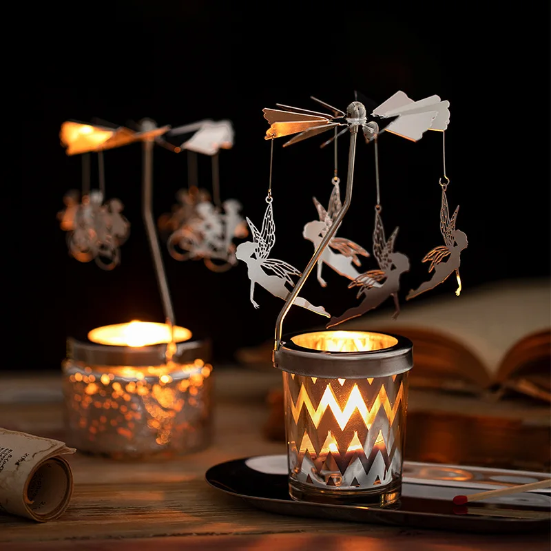 New Nordic Style Creative Accompanying Gift Aromatherapy Candle Ornaments Rotating Candlestick Romantic Dinner Atmosphere Layout
New Nordic Style Creative Accompanying Gift Aromatherapy Candle Ornaments Rotating Candlestick Romantic Dinner Atmosphere Layout