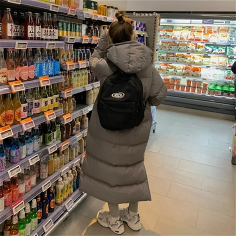 Woman's Jacket Coat 2020 Korean Solid Hooded Collar Long Sleeve Cotton-Padded X-long Down Winter Outwear Winter G099
Woman's Jacket Coat 2020 Korean Solid Hooded Collar Long Sleeve Cotton-Padded X-long Down Winter Outwear Winter G099