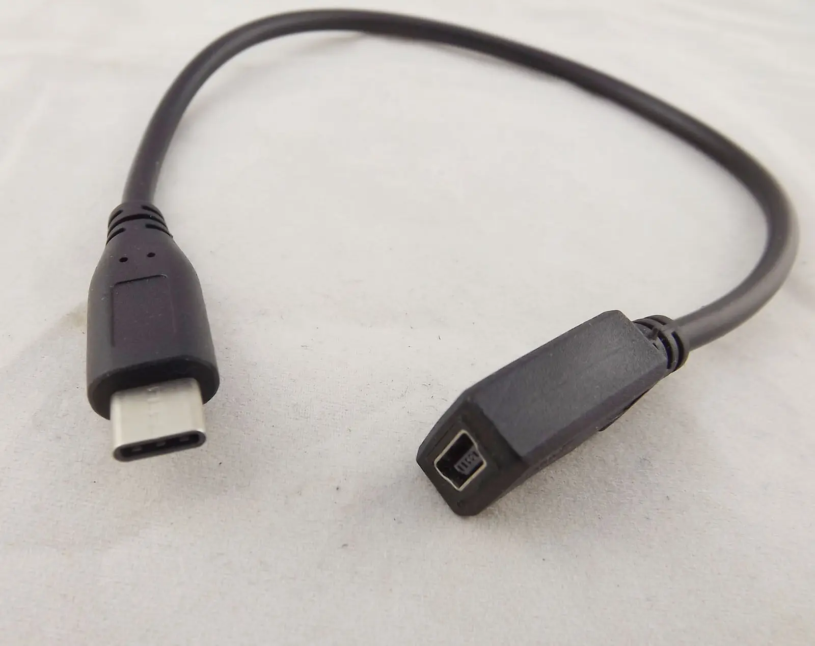 10pcs USB 3.1 Type C Male Plug to Mini USB Female Adapter Data Charger Sync Cable 27cm
10pcs USB 3.1 Type C Male Plug to Mini USB Female Adapter Data Charger Sync Cable 27cm