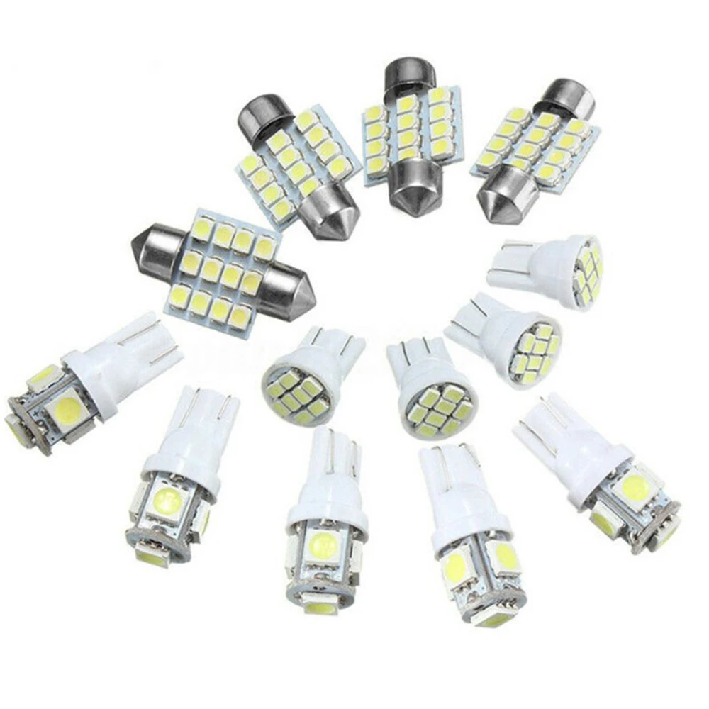 License Plate LED Lights Bulb Replacement 12SMD LED 5-T10 5SMD LED 4-T10 8SMD Domes Parts Vehicle
License Plate LED Lights Bulb Replacement 12SMD LED 5-T10 5SMD LED 4-T10 8SMD Domes Parts Vehicle