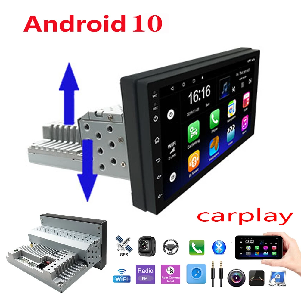 Автомобильная Мультимедийная система carplay, универсальный мультимедийный плеер на Android 10, с GPS, для Toyota, Volkswagen, Nissan, Hyundai, Kia, toyota, LADA, Ford, Типоразм...
Автомобильная Мультимедийная система carplay, универсальный мультимедийный плеер на Android 10, с GPS, для Toyota, Volkswagen, Nissan, Hyundai, Kia, toyota, LADA, Ford, Типоразм...