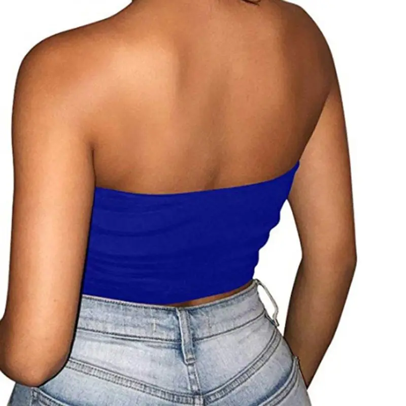 Women Bodycon Elastic Tube Top Sexy Strapless Off Shoulder Solid Color Bandeau C90E New
Women Bodycon Elastic Tube Top Sexy Strapless Off Shoulder Solid Color Bandeau C90E New