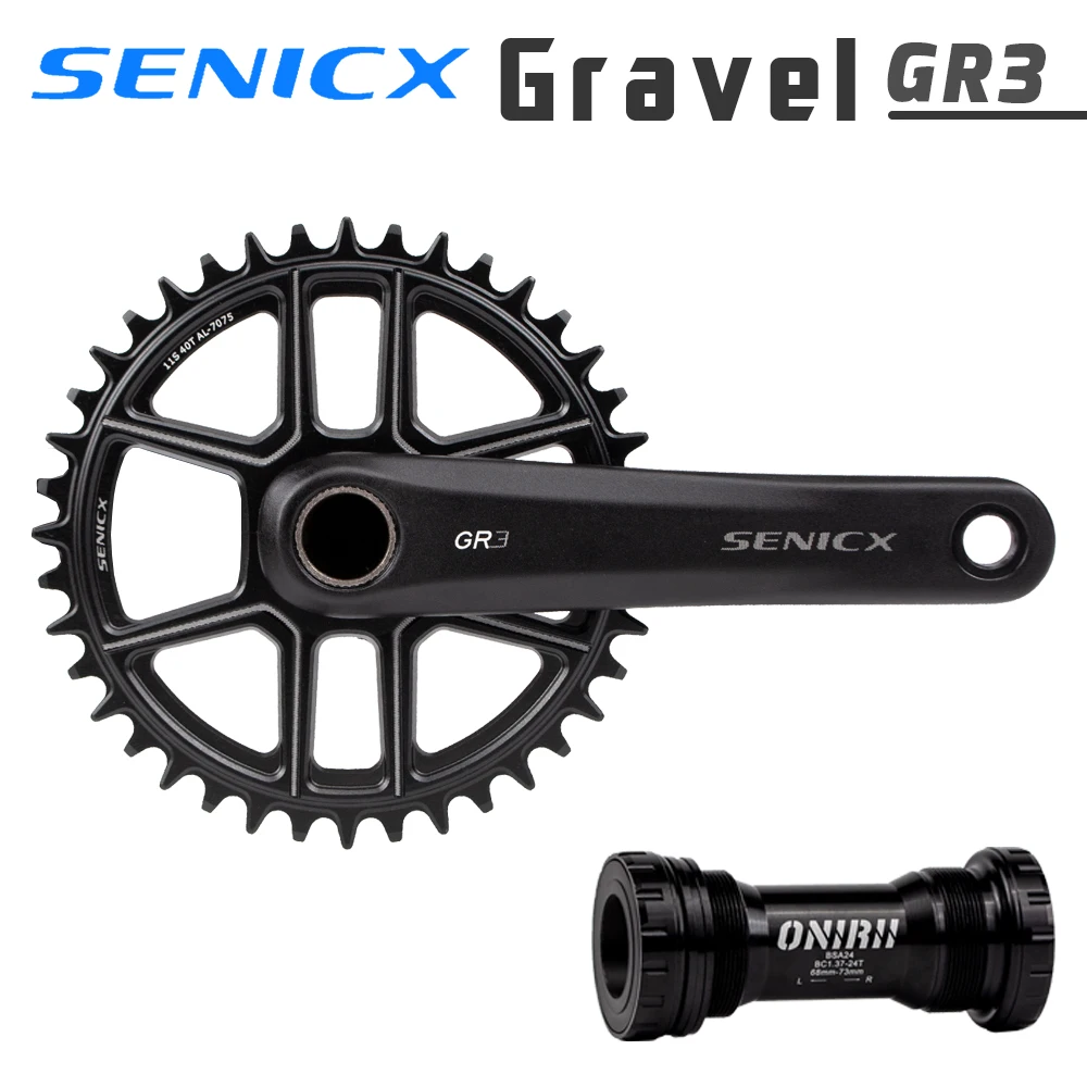 SENICX ONIRII GR3 1 x 10 /11/12 Speed Gravel Road Chainset Chain Wheel Crank Protector, 40 / 42T 165mm / 170mm / Cranksets NEW
SENICX ONIRII GR3 1 x 10 /11/12 Speed Gravel Road Chainset Chain Wheel Crank Protector, 40 / 42T 165mm / 170mm / Cranksets NEW