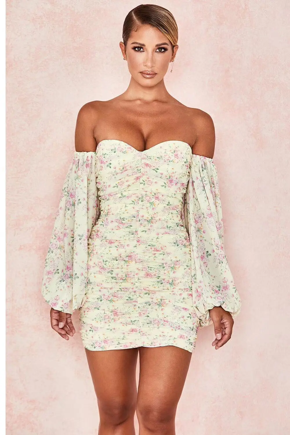 Lantern Sleeve summer Floral Slash neck Chiffon FlDress women Daily Hight Street Beach Style bodycon Mini Dresses vestido
Lantern Sleeve summer Floral Slash neck Chiffon FlDress women Daily Hight Street Beach Style bodycon Mini Dresses vestido