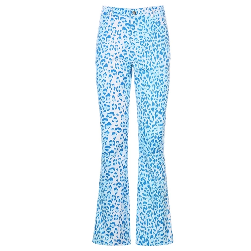 Women High Waist Blue Leopard Printed Trousers Wide Leg Flared Bell Bottom Straight Pants Harajuku Hip Hop Casual Streetwear wit
Women High Waist Blue Leopard Printed Trousers Wide Leg Flared Bell Bottom Straight Pants Harajuku Hip Hop Casual Streetwear wit