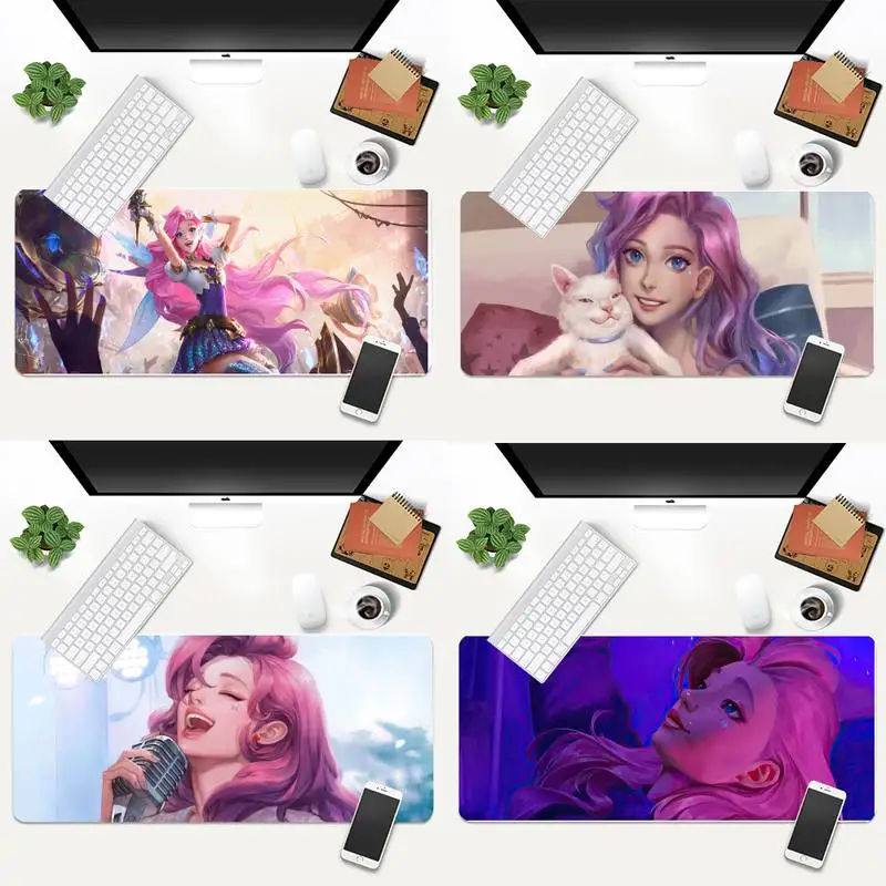 Seraphine LOL игровая скоростная мышь розничная продажа маленький резиновый коврик для мыши анимация XL большая игровая клавиатура ПК настольный ...
Seraphine LOL игровая скоростная мышь розничная продажа маленький резиновый коврик для мыши анимация XL большая игровая клавиатура ПК настольный ...