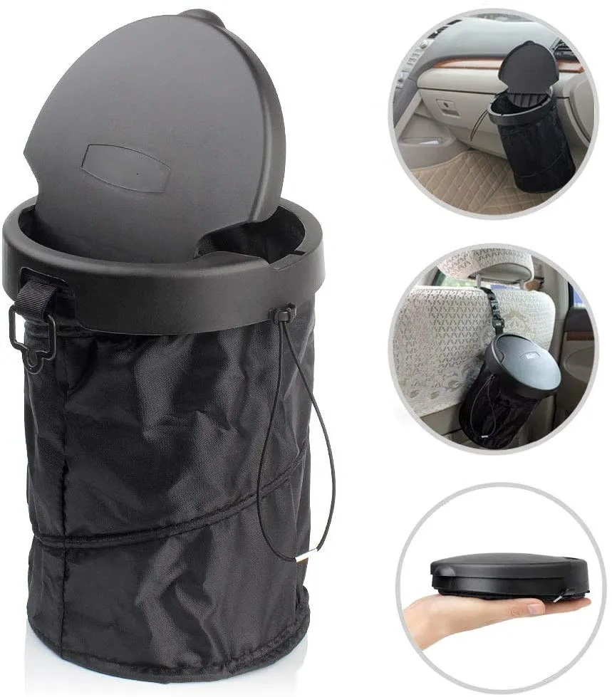 Universal Traveling Portable Car Trash Can - Collapsible Pop-up Trash Bin with Cover Seat Back Storage Rubbish Bin Box Case
Universal Traveling Portable Car Trash Can - Collapsible Pop-up Trash Bin with Cover Seat Back Storage Rubbish Bin Box Case