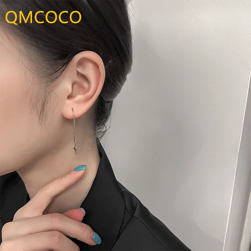 QMCOCO 925 Серебряные Простые корейские серьги для женщин летние новые стильные модные ажурные серьги-подвески с крестом ювелирные изделия для ...
QMCOCO 925 Серебряные Простые корейские серьги для женщин летние новые стильные модные ажурные серьги-подвески с крестом ювелирные изделия для ...