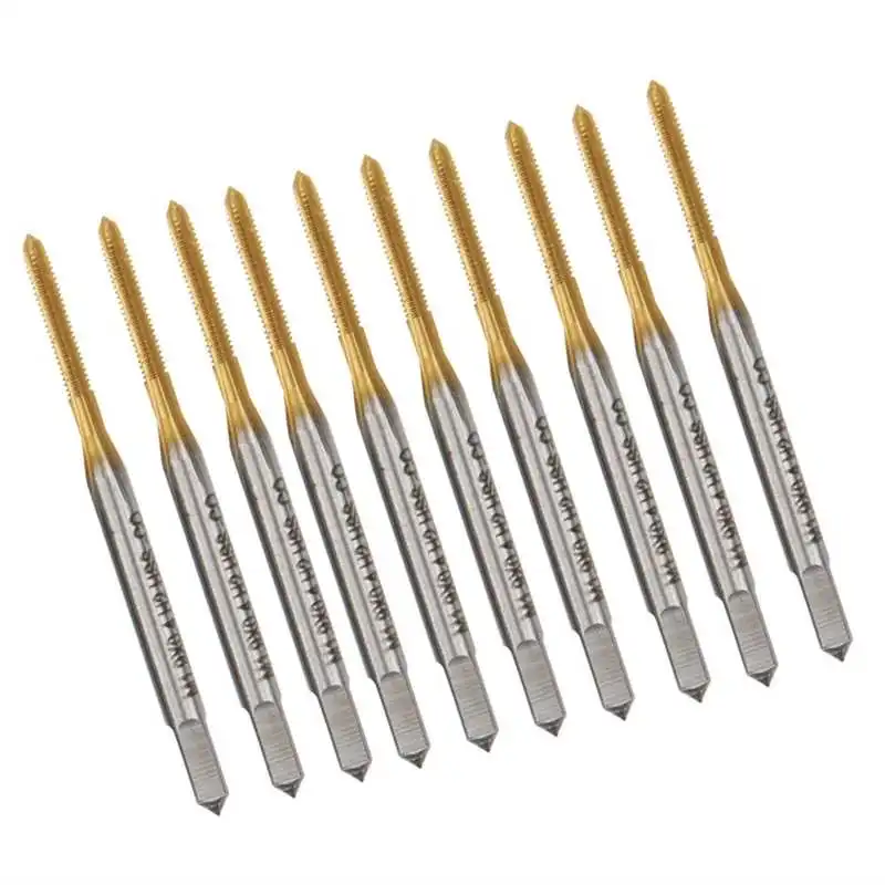 brocas de centrar Foret Metaux M1.9 x 0.4 Screw Tap Set Coated HighSpeed Steel Coarse Thread Tap Threading Tool
brocas de centrar Foret Metaux M1.9 x 0.4 Screw Tap Set Coated HighSpeed Steel Coarse Thread Tap Threading Tool