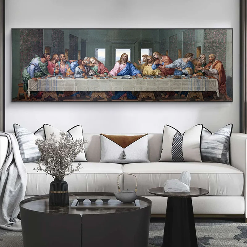 

Last Supper Canvas Art Paintings Reproductions Classical Wall Art Canvas Prints By Da Vinci Christian Decorative Wall Pictures