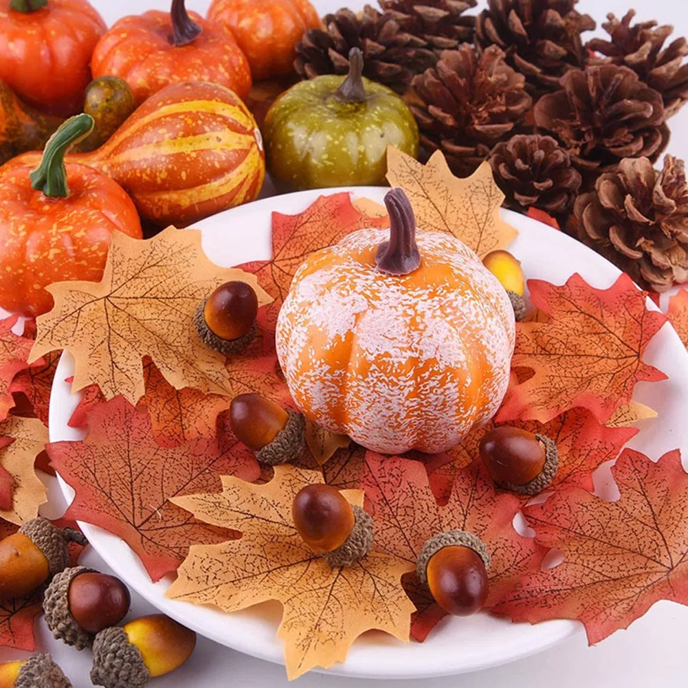 166Pcs Fall Harvest Decor Props Artificial Mini Pumpkin Gourd Acorn Berries Maple Leaf Simulation Pumpkin Diy Craft Hallowee
166Pcs Fall Harvest Decor Props Artificial Mini Pumpkin Gourd Acorn Berries Maple Leaf Simulation Pumpkin Diy Craft Hallowee