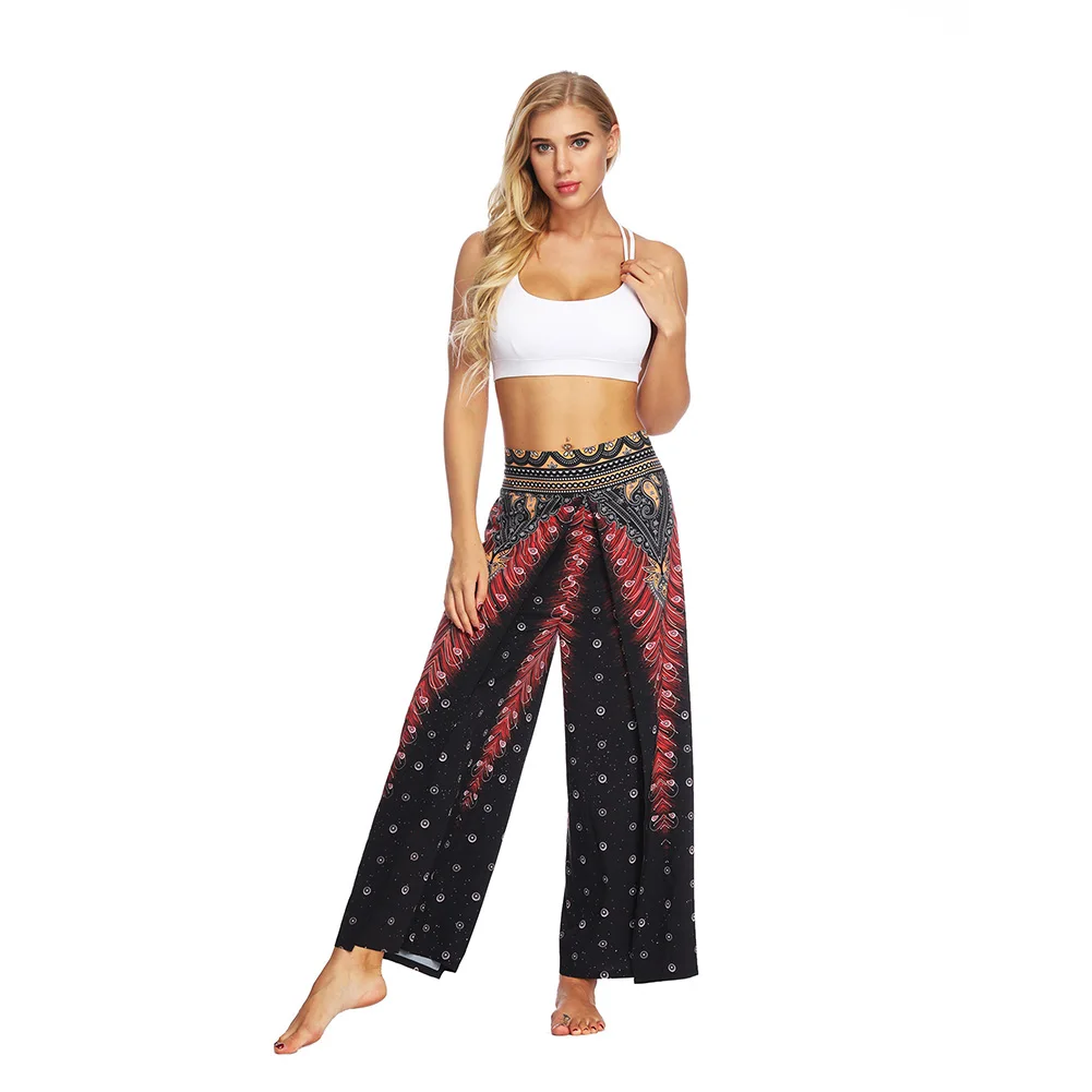 Women Loose Elastic Bodybuilding Digital Printed Fashion Fitness Yoga Pants Side Jag Soft Cosy Sports Ladies Wide Leg
Women Loose Elastic Bodybuilding Digital Printed Fashion Fitness Yoga Pants Side Jag Soft Cosy Sports Ladies Wide Leg