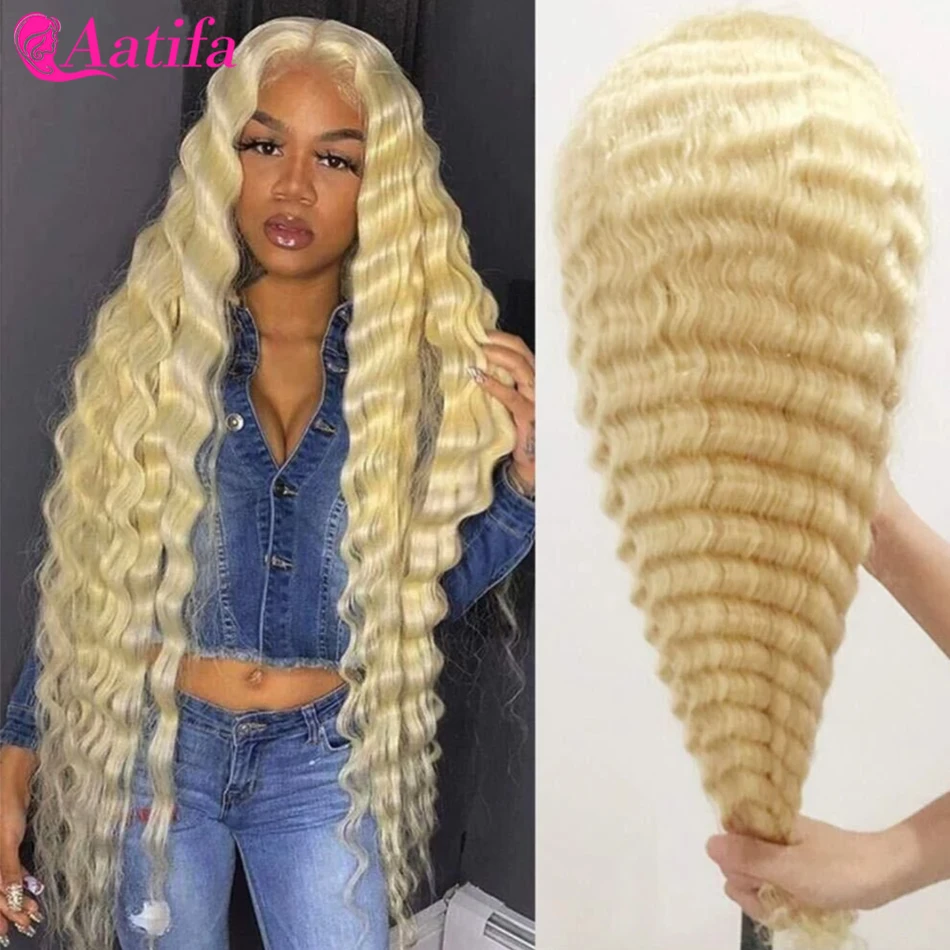 13x4 30 Inch 613 Blonde Lace Front Human Hair Wig Indian Deep Wave 613 Transparent HD Lace Frontal Wig With Baby Hair Remy 180%
13x4 30 Inch 613 Blonde Lace Front Human Hair Wig Indian Deep Wave 613 Transparent HD Lace Frontal Wig With Baby Hair Remy 180%