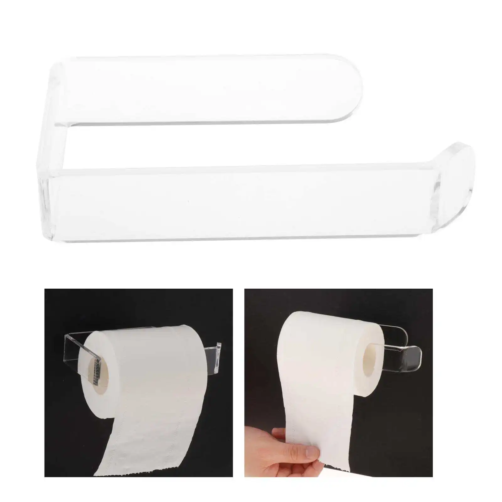 Punch-free Acrylic Toilet Roll Holder Kitchen Paper Holder for Bathroom Toilet Paper Holder Hanger Stick on Wall Tile
Punch-free Acrylic Toilet Roll Holder Kitchen Paper Holder for Bathroom Toilet Paper Holder Hanger Stick on Wall Tile