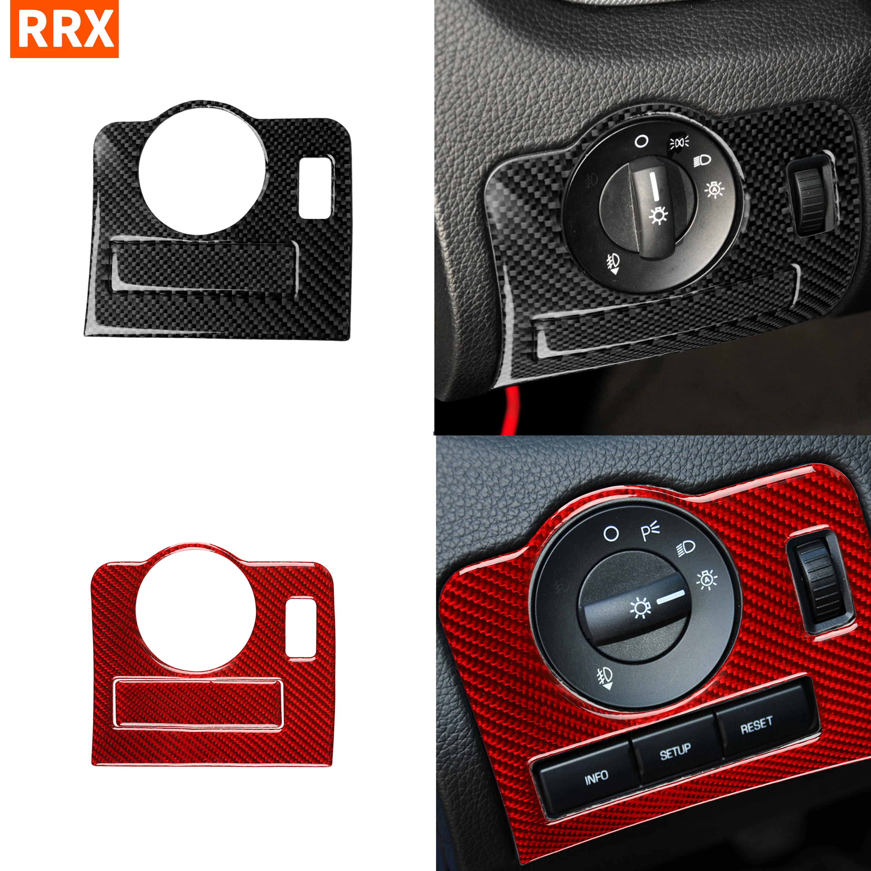 For Ford Mustang 2009-2013 Carbon Fiber Car Accessories Interior Sticker Trim Cover for Headlight Control Switch Button Frame
For Ford Mustang 2009-2013 Carbon Fiber Car Accessories Interior Sticker Trim Cover for Headlight Control Switch Button Frame