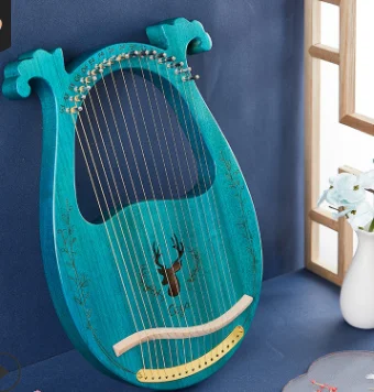 16/19 string wood lined Small Harp Laiya Piano Easy To Learn Portable Mahony solid wood Lyre Piano Niche Instrument
16/19 string wood lined Small Harp Laiya Piano Easy To Learn Portable Mahony solid wood Lyre Piano Niche Instrument