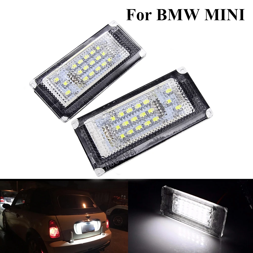 2 pcs 12V LED Number License Plate Lights Auto Tail Light Trunk Lamp Car Accessorie For BMW Mini Cooper R50 R52 R53
2 pcs 12V LED Number License Plate Lights Auto Tail Light Trunk Lamp Car Accessorie For BMW Mini Cooper R50 R52 R53