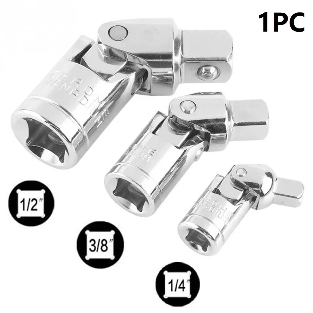 1PC Universal Joint Set Ratchet Extension Bar Socket Swivel Ratchet Tool Wrench Socket Adapter Tool Parts 1/4'' 3/8'' 1/2''
1PC Universal Joint Set Ratchet Extension Bar Socket Swivel Ratchet Tool Wrench Socket Adapter Tool Parts 1/4'' 3/8'' 1/2''