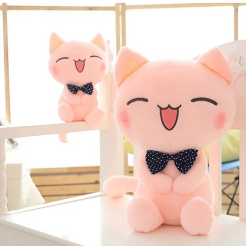 Stuffed Animal Plush Toys Cute Pink kitten Toy Nice Gift For Kids 
Stuffed Animal Plush Toys Cute Pink kitten Toy Nice Gift For Kids