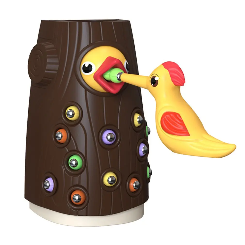 Hot Sale Family Toy Magnetic Woodpecker Catch Worm Feeding Game Small Birds Children Educate Fishing Toys Set Kids Gift Kit
Hot Sale Family Toy Magnetic Woodpecker Catch Worm Feeding Game Small Birds Children Educate Fishing Toys Set Kids Gift Kit