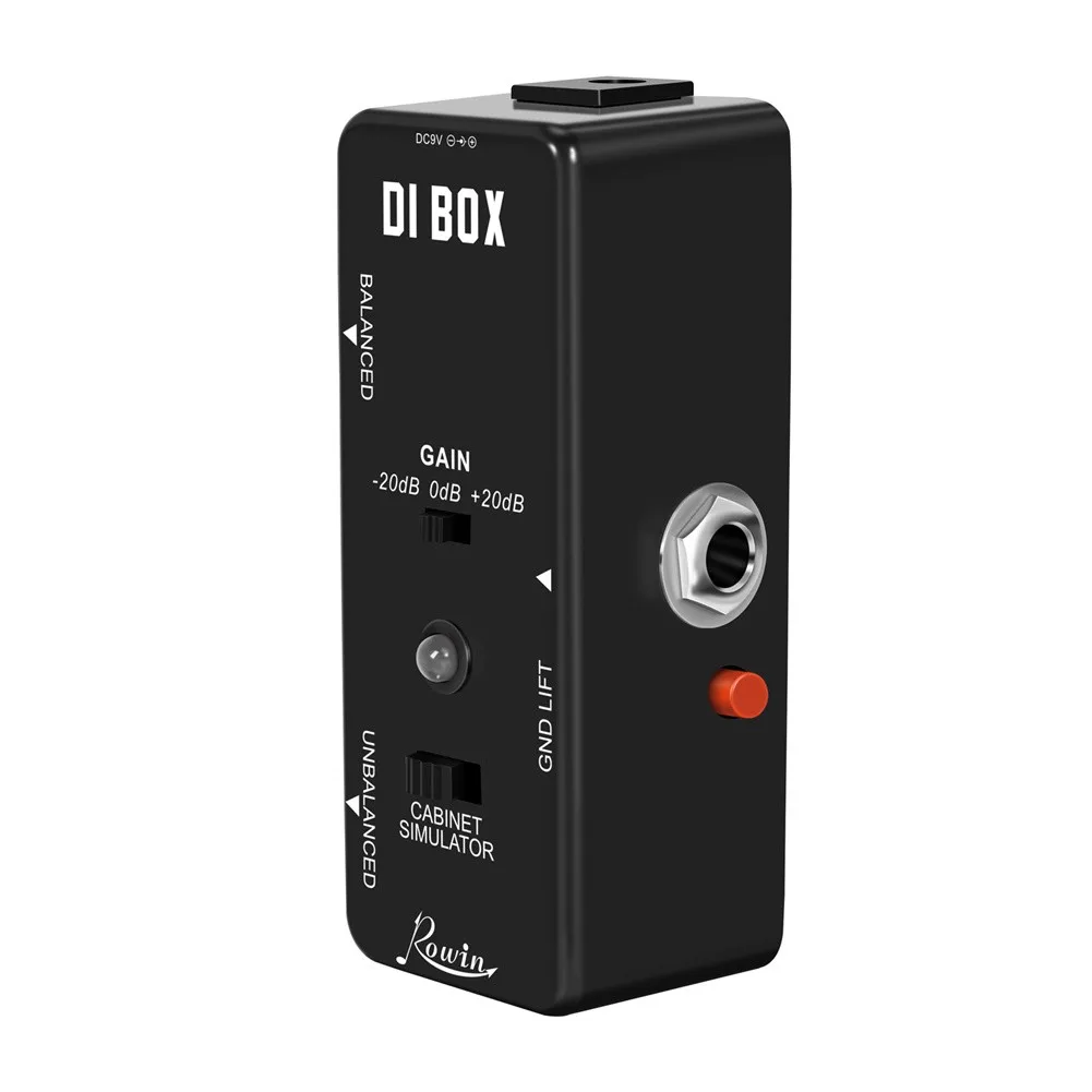 Rowin LEF-331 DI BOX Smart Direct Input Box With Ultra Low Distortion Transers Effect Pedal The Sound Of Guitar Bass Guitar Accs
Rowin LEF-331 DI BOX Smart Direct Input Box With Ultra Low Distortion Transers Effect Pedal The Sound Of Guitar Bass Guitar Accs