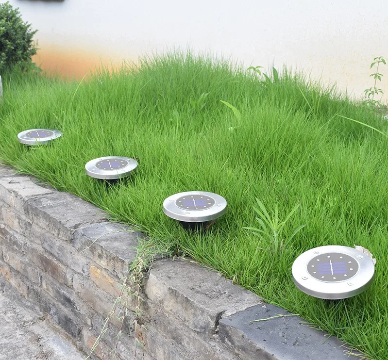 8 LED Outdoor Solar Garden Lights Waterproof In-Ground Light Solar Lamp Lighting for Pathway Yard Deck White/Warm White
8 LED Outdoor Solar Garden Lights Waterproof In-Ground Light Solar Lamp Lighting for Pathway Yard Deck White/Warm White