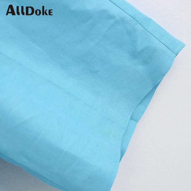 ALLDOKE sky blue casual pants women summer high waist zipper double pockets pants mujer office ladies calf length pants femme
ALLDOKE sky blue casual pants women summer high waist zipper double pockets pants mujer office ladies calf length pants femme
