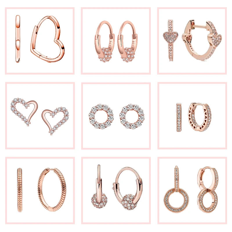 Rose Gold 925 Sterling Silver Star CZ Cubic Zircon Round Daisy Pearl Earrings For Women Silver S925 Original Fashion Jewelry
Rose Gold 925 Sterling Silver Star CZ Cubic Zircon Round Daisy Pearl Earrings For Women Silver S925 Original Fashion Jewelry