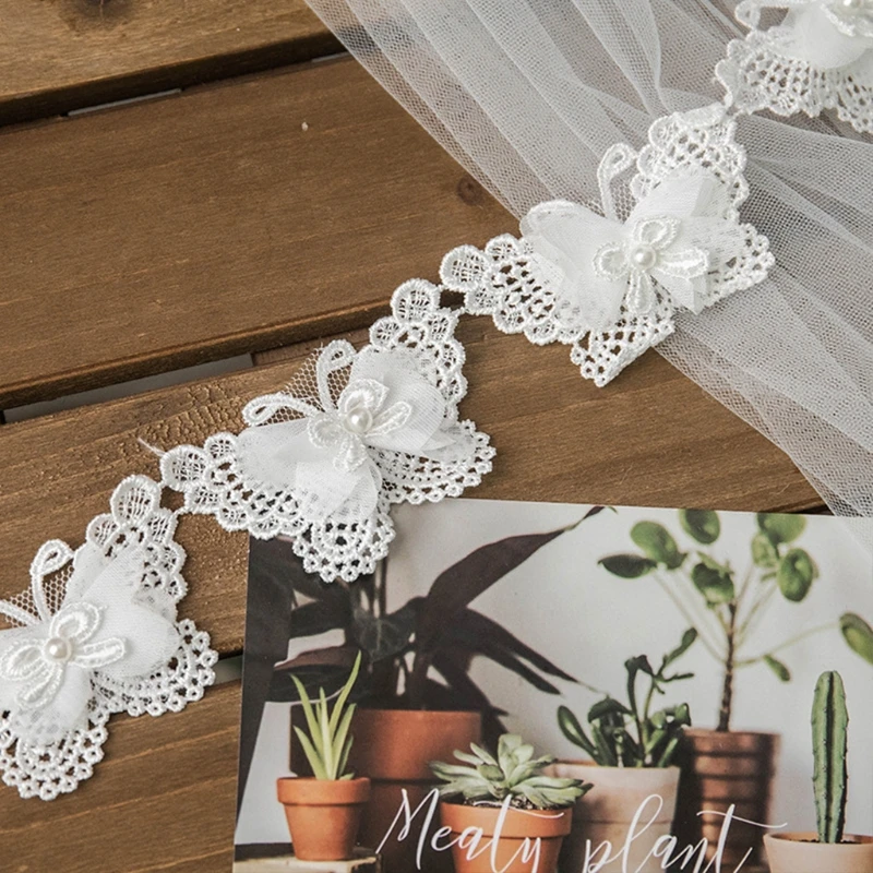 1 Yard Butterfly Embroidered Lace Trim Ribbon Pearl Beaded DIY Sewing Applique K3NF
1 Yard Butterfly Embroidered Lace Trim Ribbon Pearl Beaded DIY Sewing Applique K3NF
