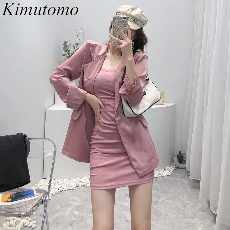 Женские комплекты Kimutomo 2021, Корейский Осенний Элегантный женский однотонный тонкий костюм средней длины, пиджак со складками и бедра, сексуа...
Женские комплекты Kimutomo 2021, Корейский Осенний Элегантный женский однотонный тонкий костюм средней длины, пиджак со складками и бедра, сексуа...