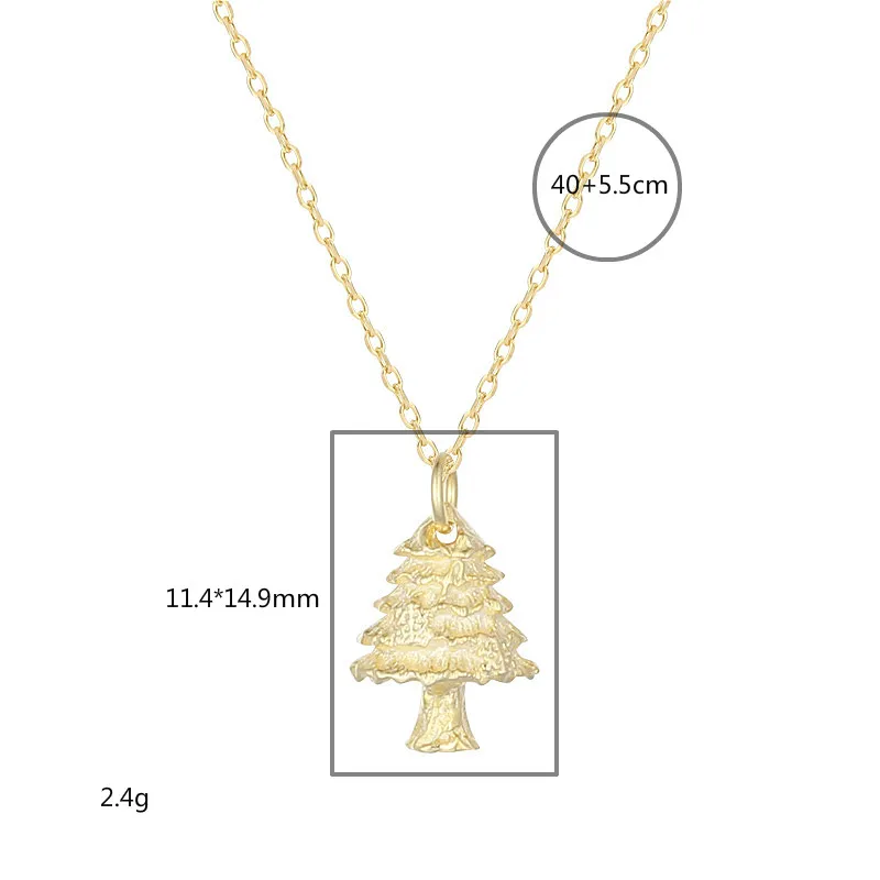 Flyleaf 18k Gold Christmas Tree Necklaces & Pendants 100% 925 Sterling Silver Necklace For Women Fashion Chain Fine Jewelry Gift 
Flyleaf 18k Gold Christmas Tree Necklaces & Pendants 100% 925 Sterling Silver Necklace For Women Fashion Chain Fine Jewelry Gift